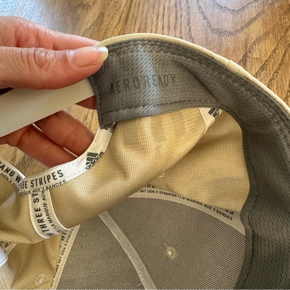 Adidas Affiliate II Light Beige Adjustable SnapBack Cap Hat - Picture 4 of 7